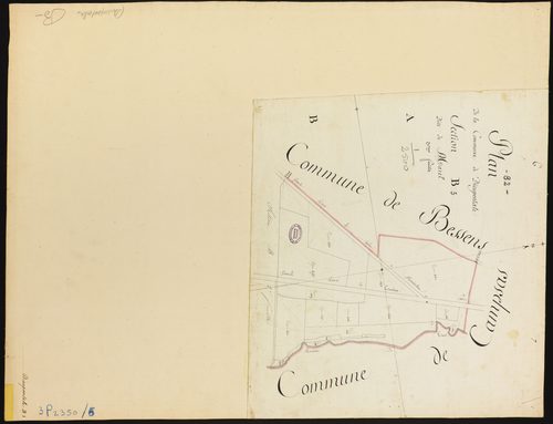 Dieupentale - Section B - Marel, 3e feuille