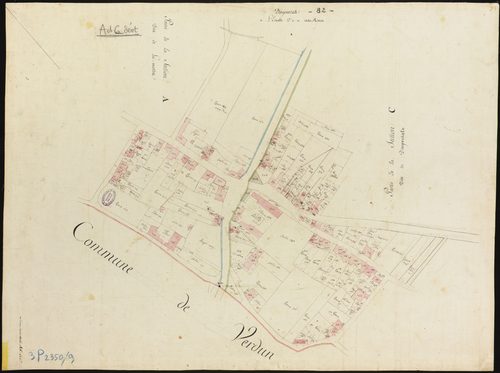 Dieupentale - Sections A, C : développement du village