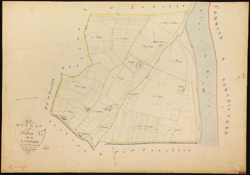 Donzac - Section A - Laroque, 2e feuille