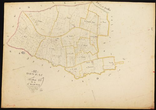 Donzac - Section D - Saint-Martial, 2e feuille