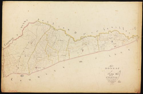 Donzac - Section D - Saint-Martial, 3e feuille