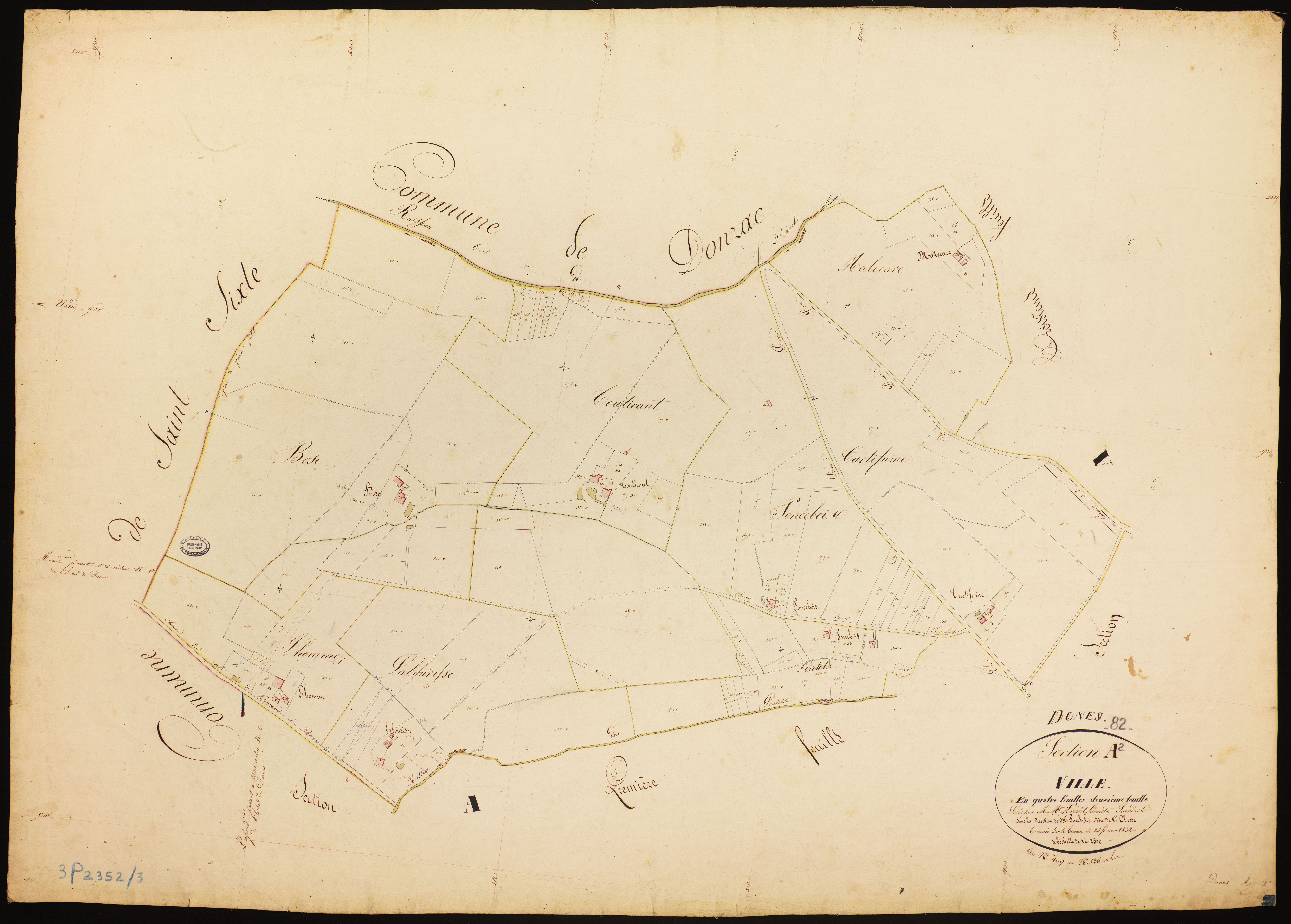 Dunes - Section A - La Ville, 2e feuille