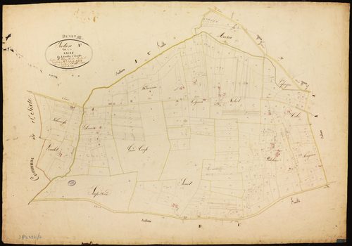 Dunes - Section A - La Ville, 1ère feuille