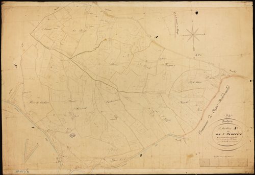Durfort-Lacapelette - Section A - Saint-Simplice, 3e feuille