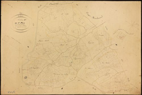Durfort-Lacapelette - Section B - Saint-Paul, 1ère feuille