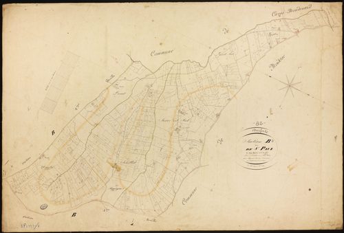 Durfort-Lacapelette - Section B - Saint-Paul, 3e feuille