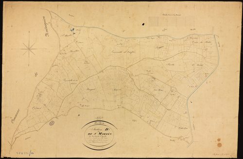 Durfort-Lacapelette - Section D - Saint-Martin, 1ère feuille
