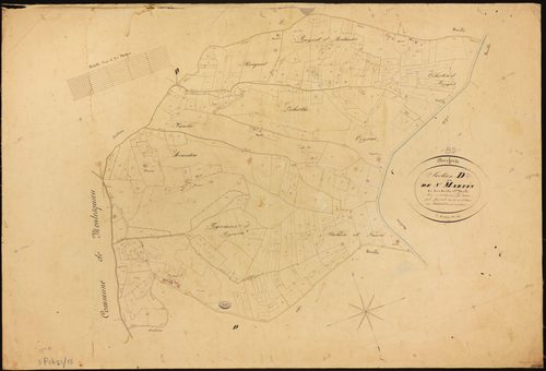 Durfort-Lacapelette - Section D - Saint-Martin, 2e feuille