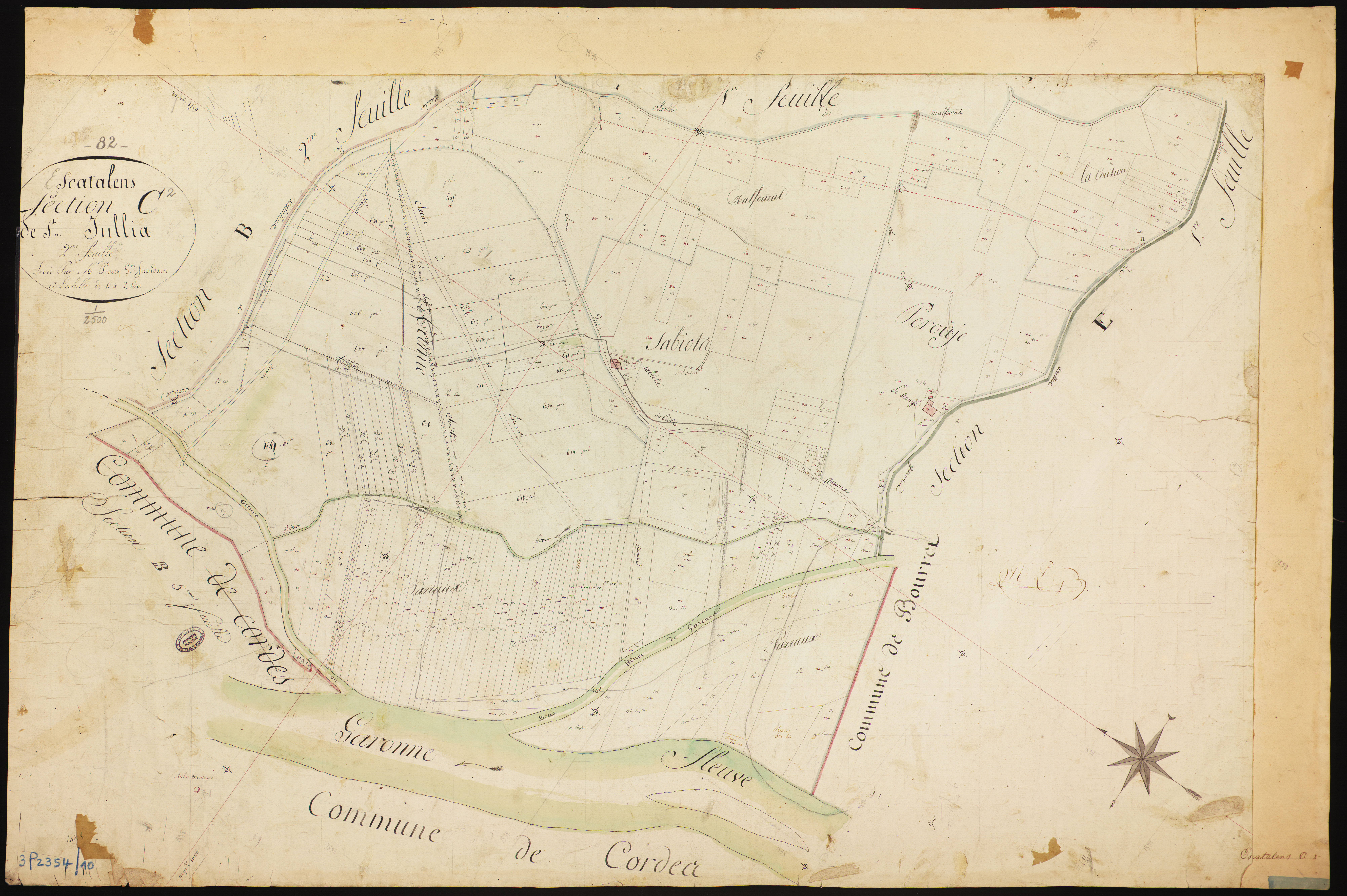 Escatalens - Section C - Saint-Jullia, 2e feuille