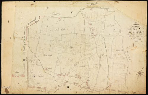 Escatalens - Section C - Saint-Jullia, 1ère feuille
