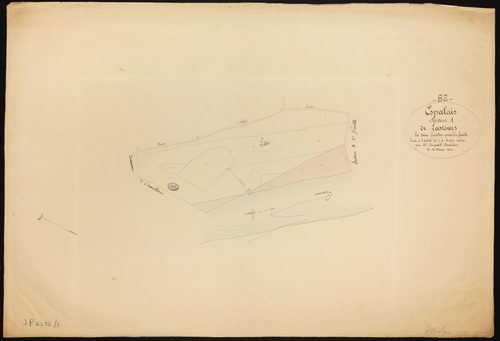 Espalais - Section A - Lastours, 1ère feuille : alluvions et corrosions