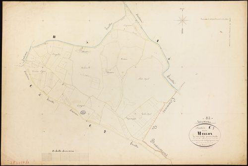 Esparsac - Section C - Mangon, 1ère feuille