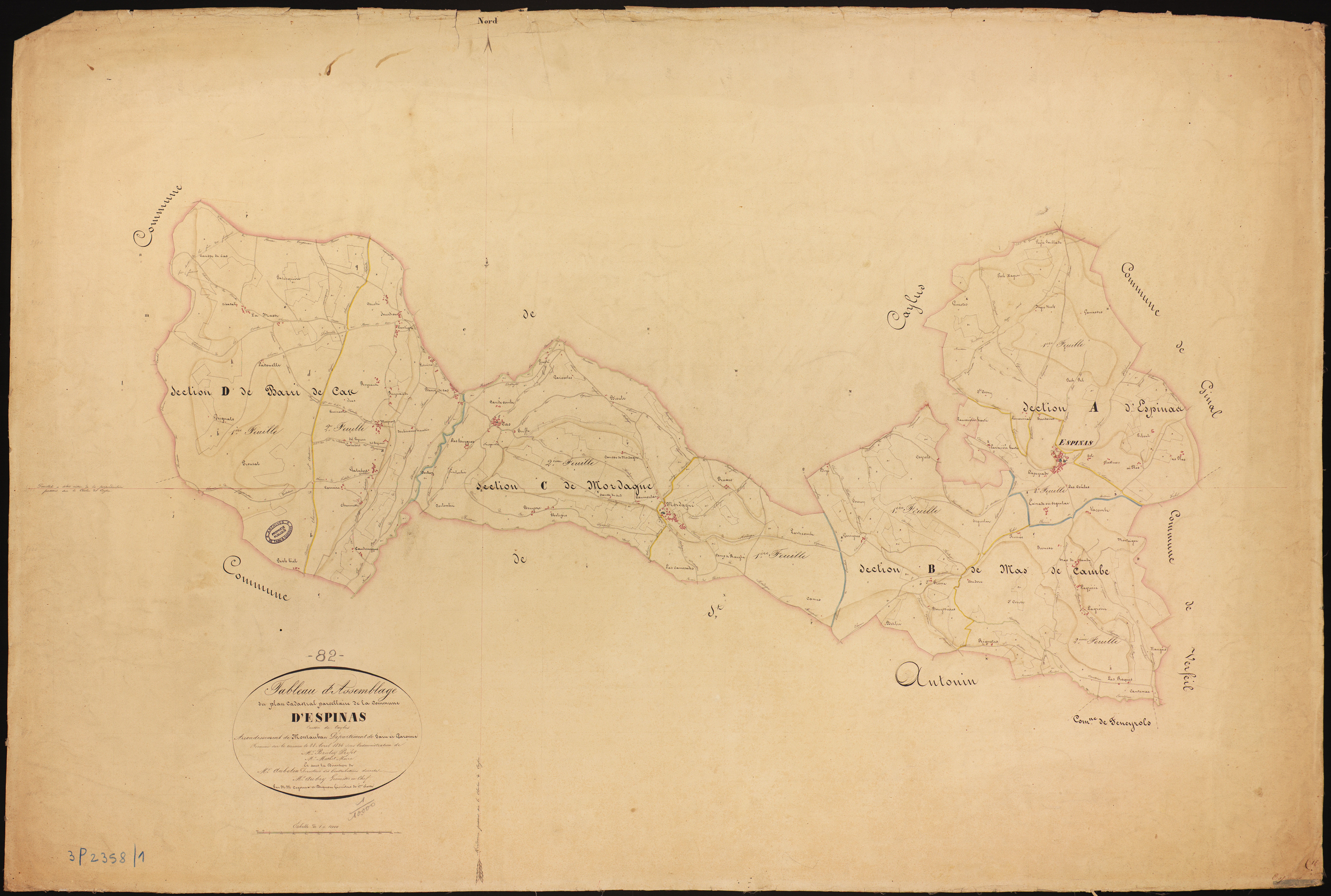 Espinas - Tableau d'assemblage