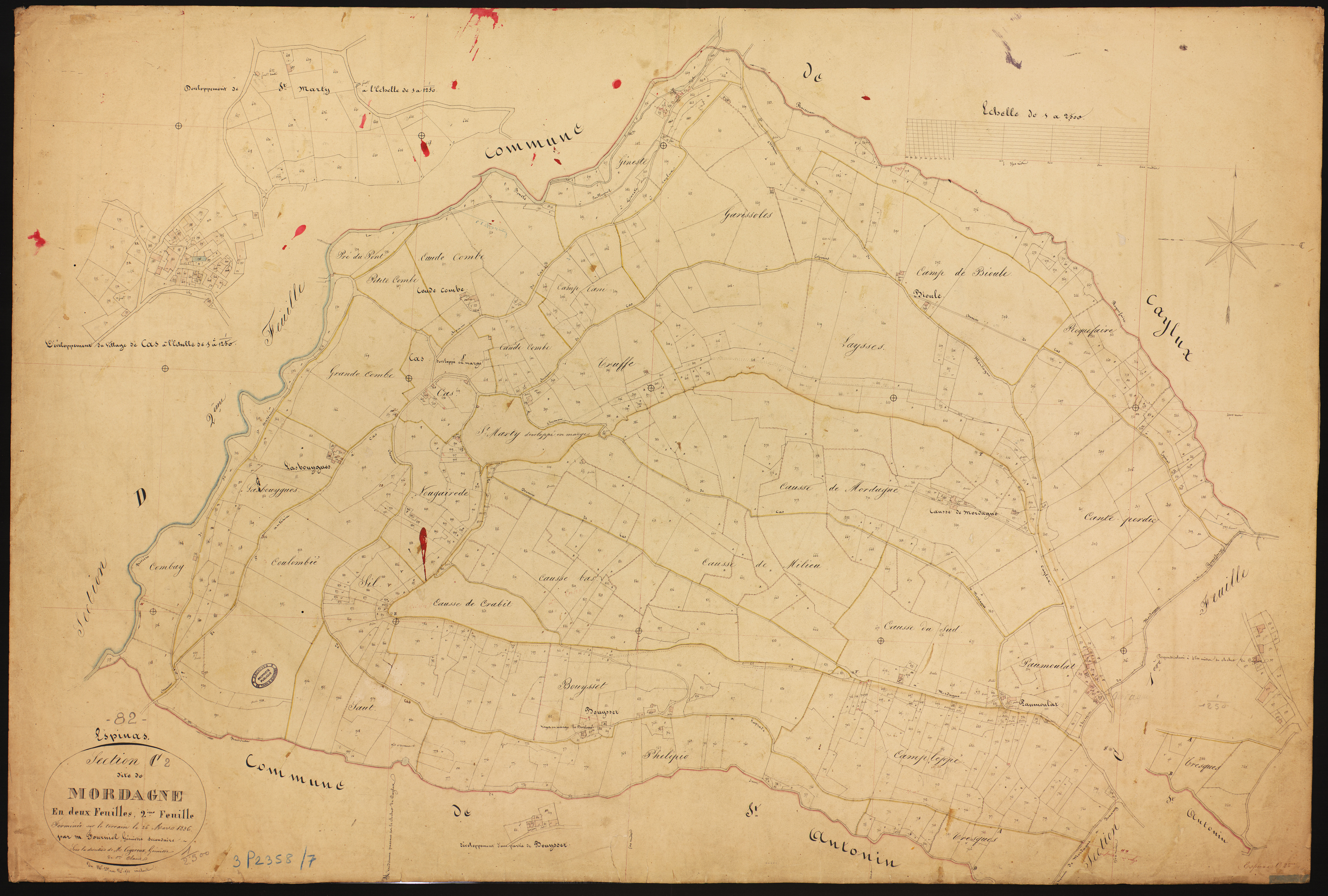 Espinas - Section C - Mordagne, 2e feuille