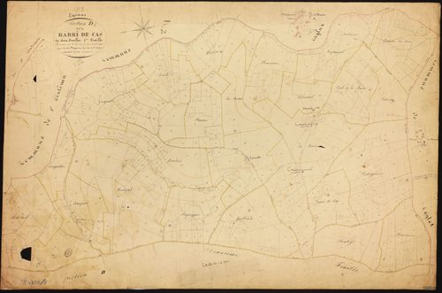 Espinas - Section D - Le Barri de Cas, 1ère feuille