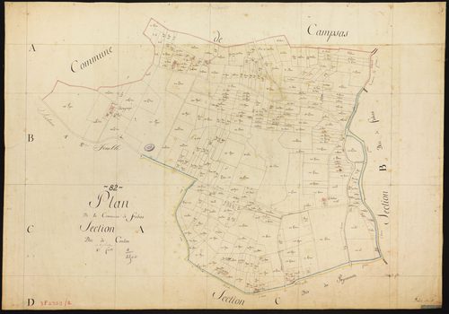 Fabas - Section A - Coulon, 1ère feuille