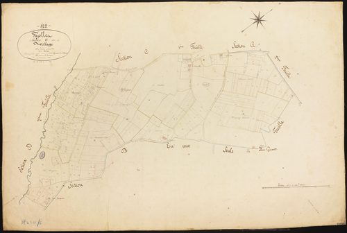Fajolles - Section C - Le Village, 2e feuille