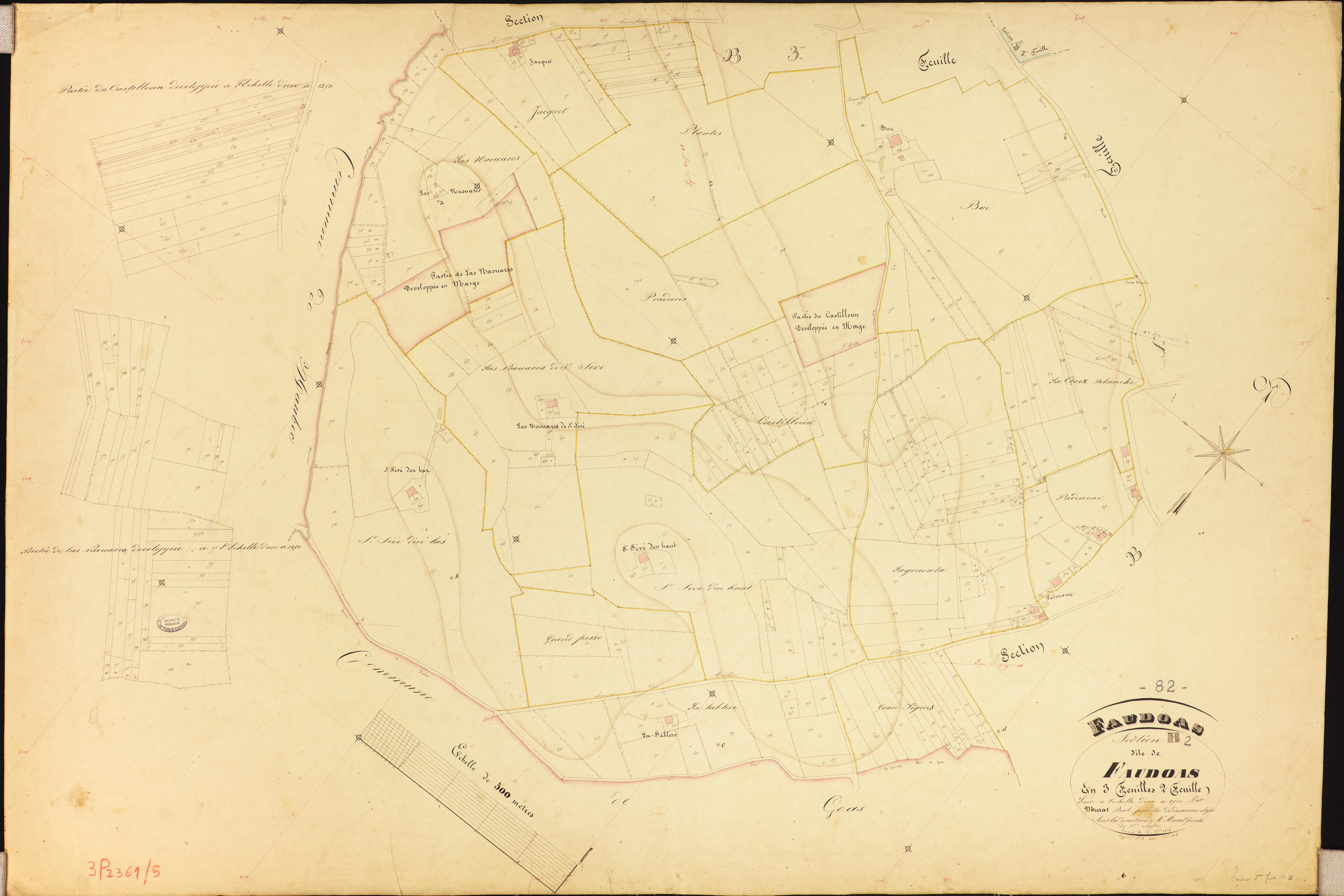 Faudoas - Section B - Faudoas, 2e feuille