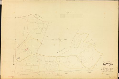 Faudoas - Section D - Escudès, 1ère feuille
