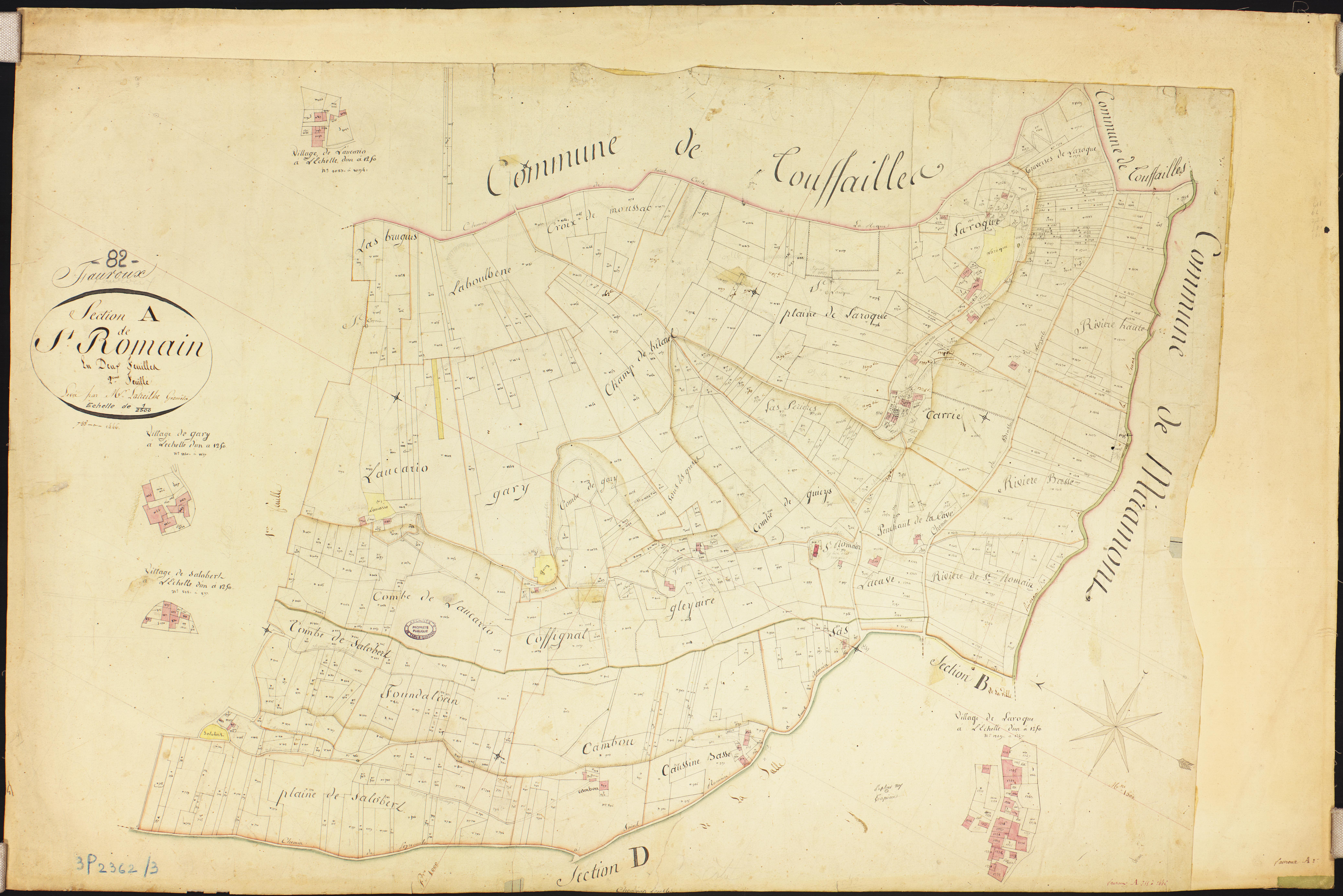 Fauroux - Section A - Saint-Romain, 2e feuille