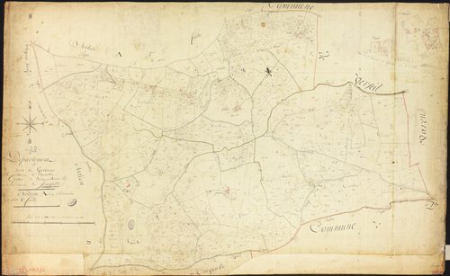 Féneyrols - Section A - Carrandié, 1ère feuille