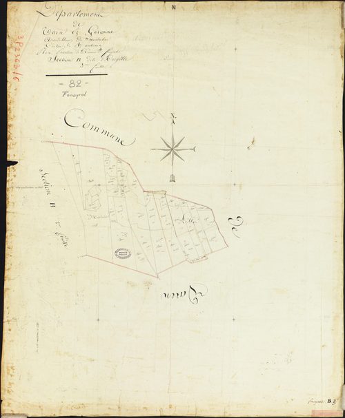 Féneyrols - Section B - Cargoalle, 3e feuille