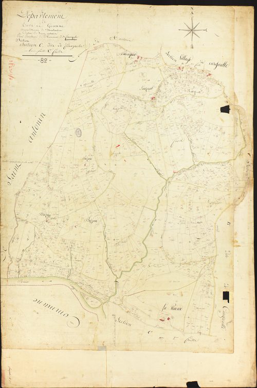 Féneyrols - Section C - Fenayrols, 1ère feuille