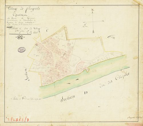 Féneyrols - Section C - Fenayrols, 3e feuille