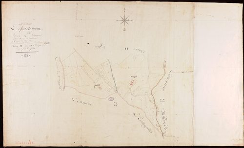 Féneyrols - Section D - Les Clauzels, 1ère feuille