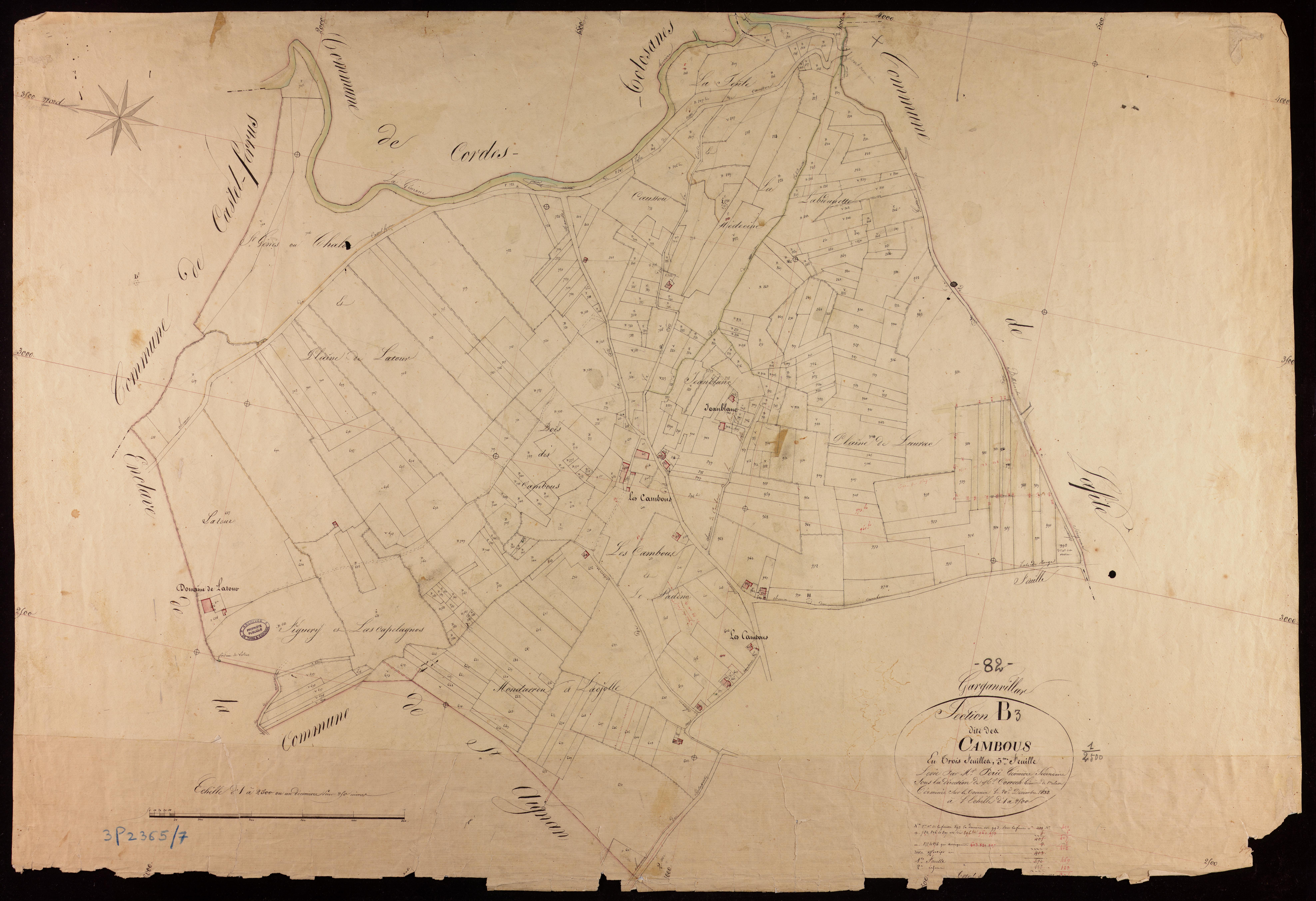 Garganvillar - Section B - Les Cambous, 3e feuille