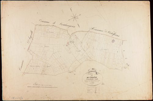Garganvillar - Section A - L'Église, 1ère feuille