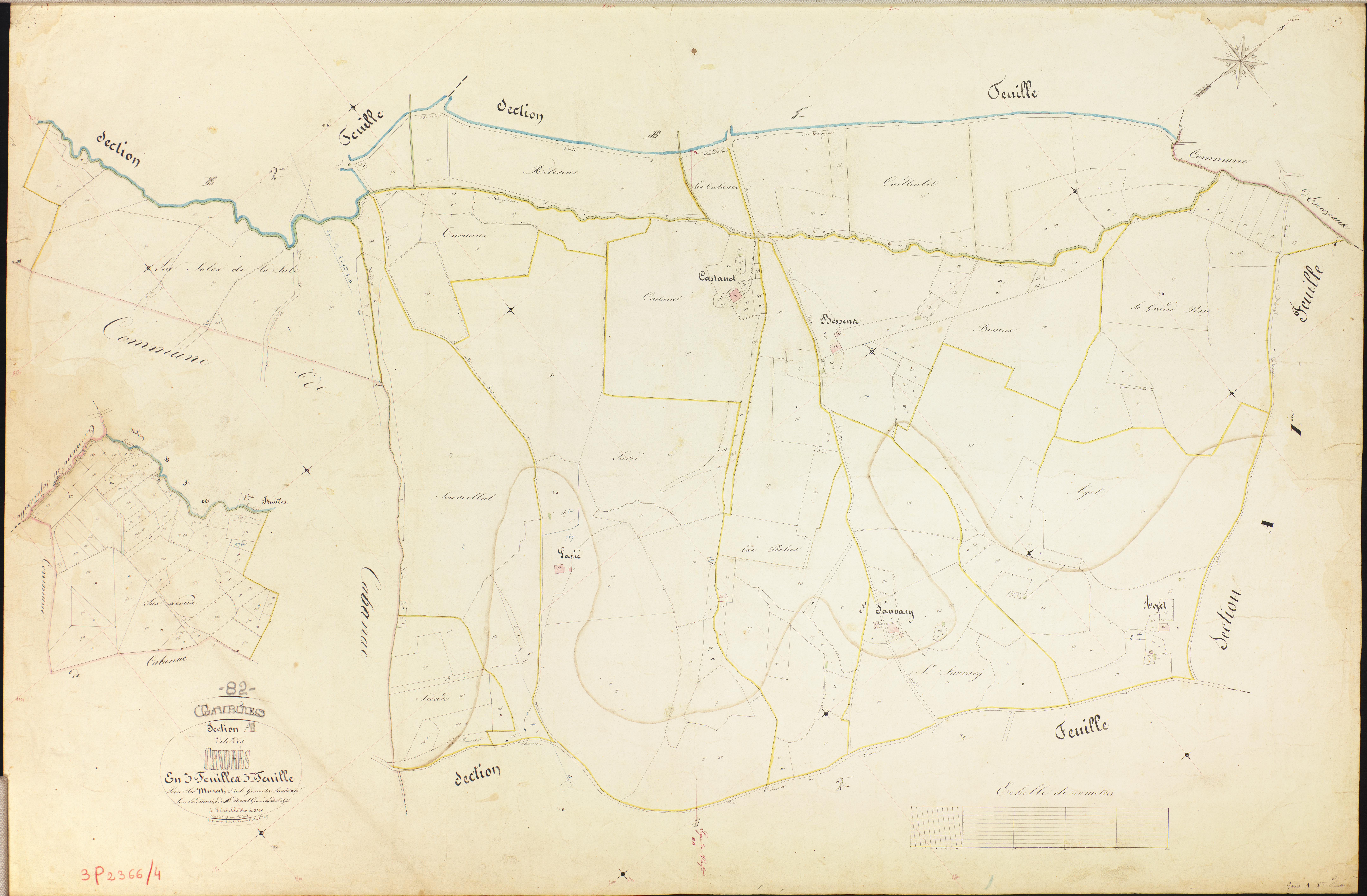 Gariès - Section A - Les Cendres, 3e feuille