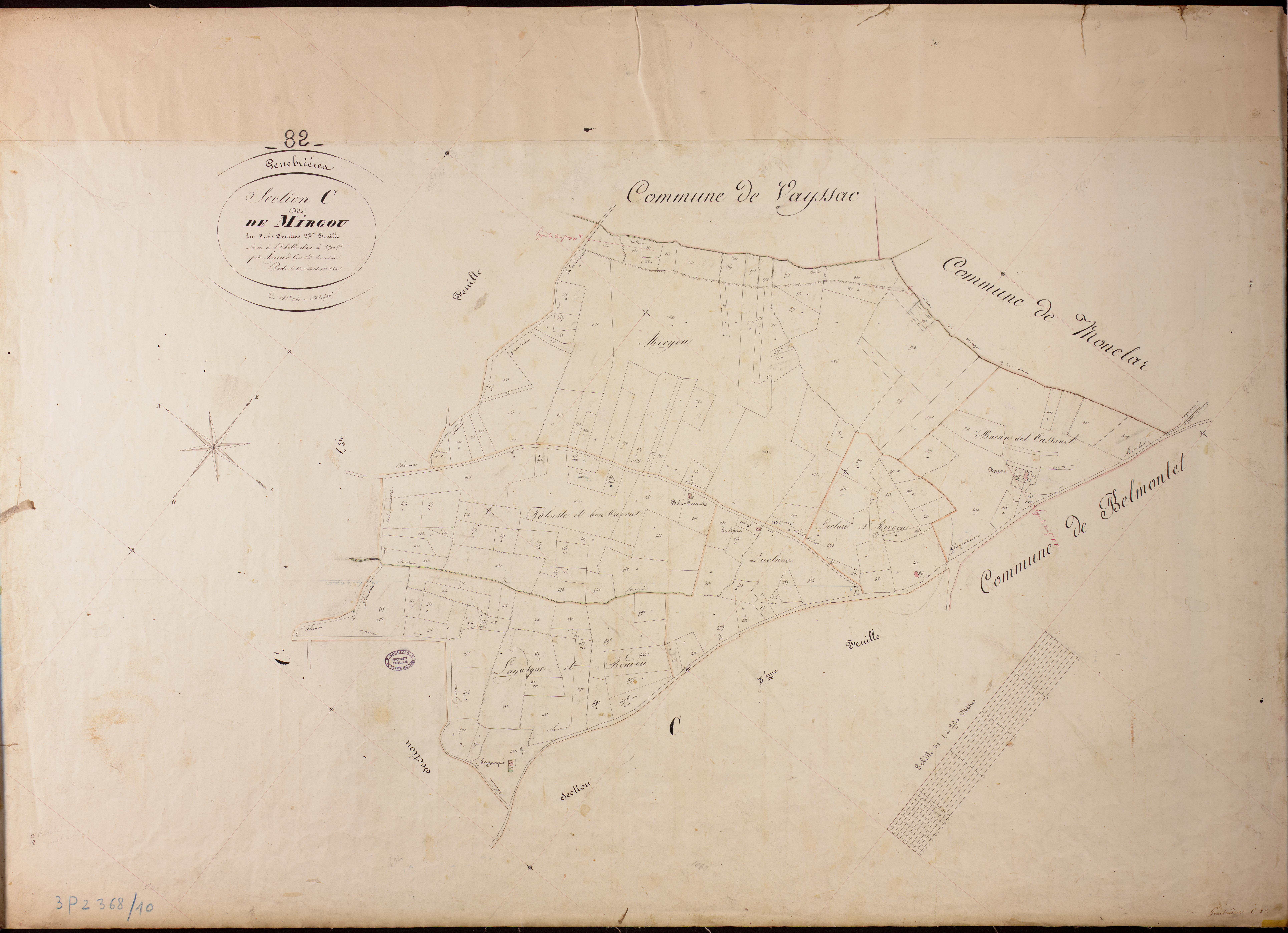 Génébrières - Section C - Mirgou, 2e feuille