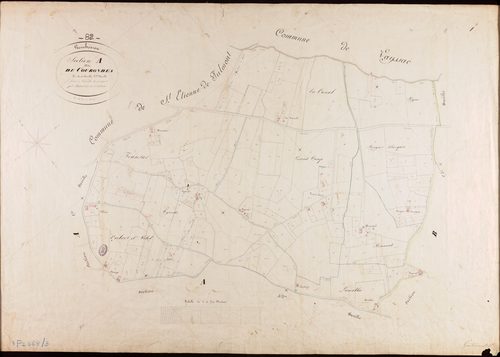 Génébrières - Section A - Courondes, 2e feuille