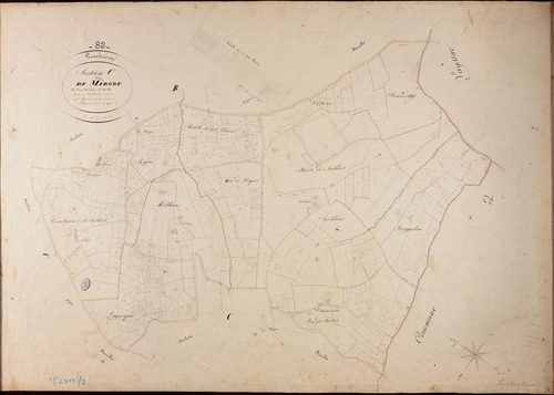 Génébrières - Section C - Mirgou, 1ère feuille