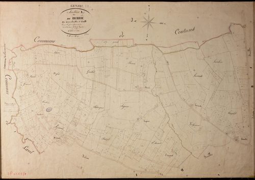 Gensac - Section A - Berrié, 1ère feuille