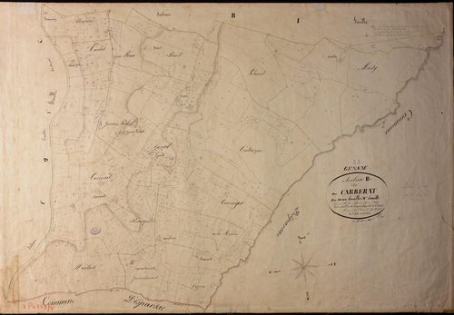 Gensac - Section B - Le Carrérat, 2e feuille