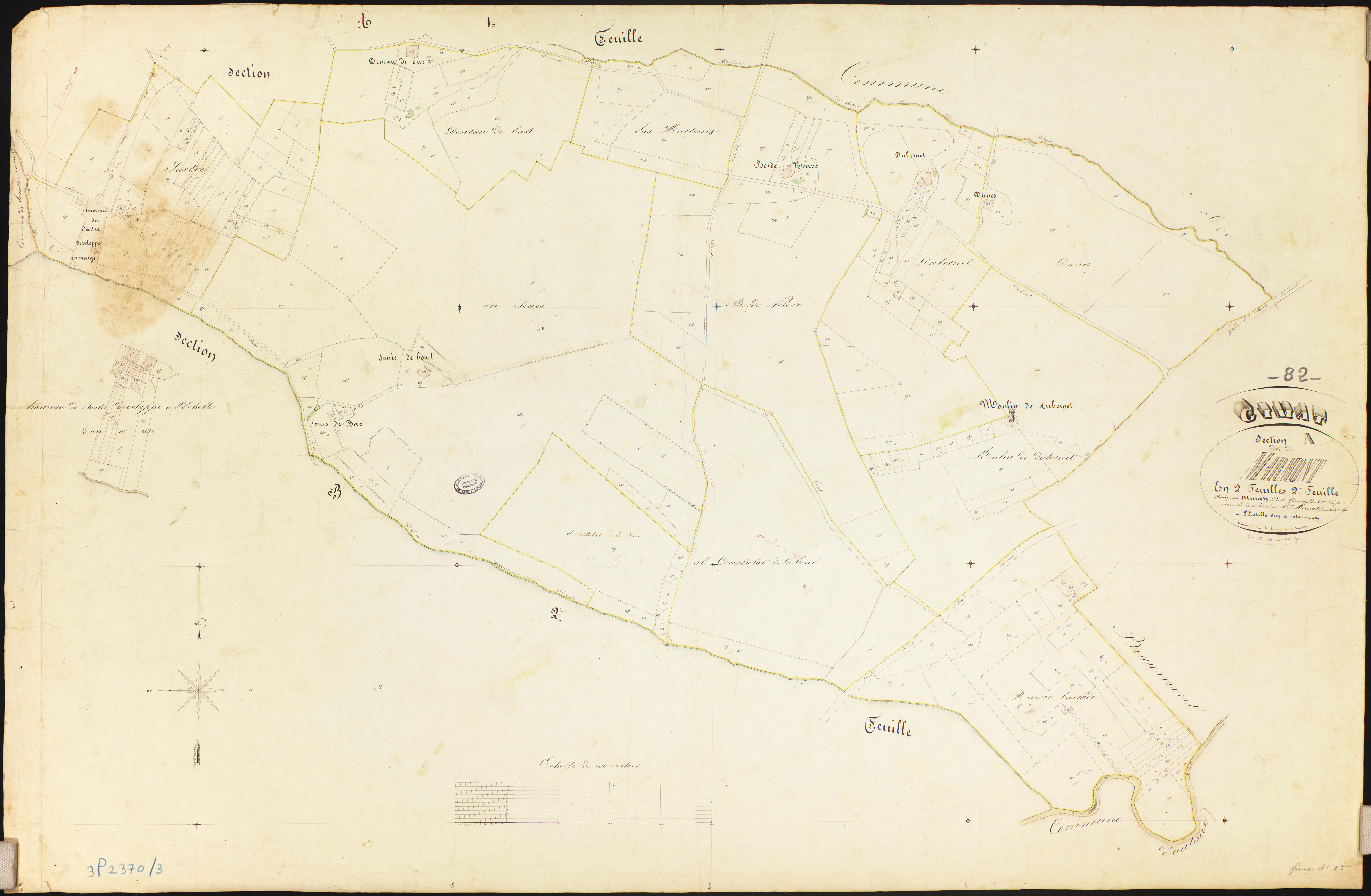 Gimat - Section A - Marmont, 2e feuille