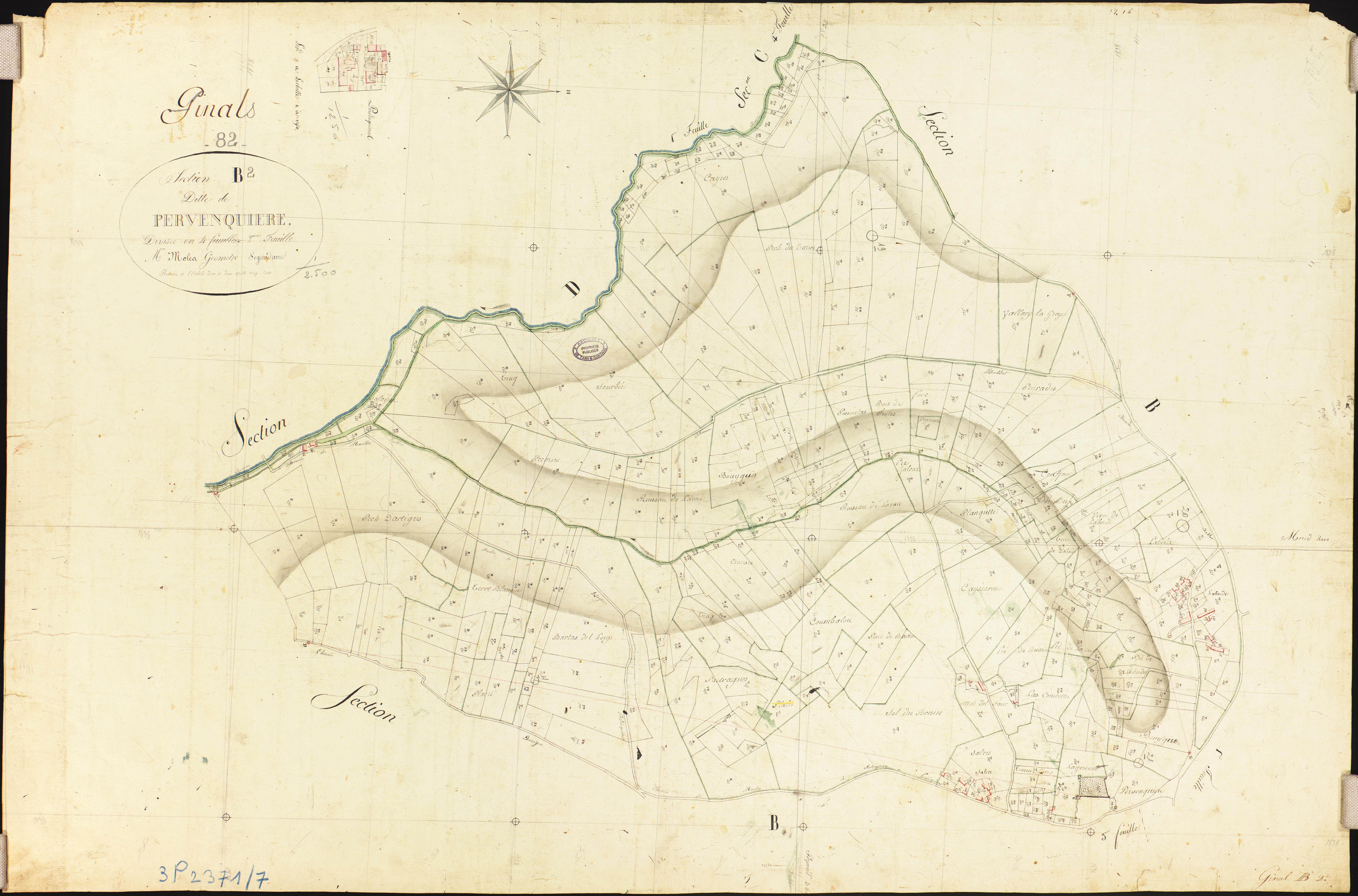 Ginals - Section B - Pervenquière, 2e feuille