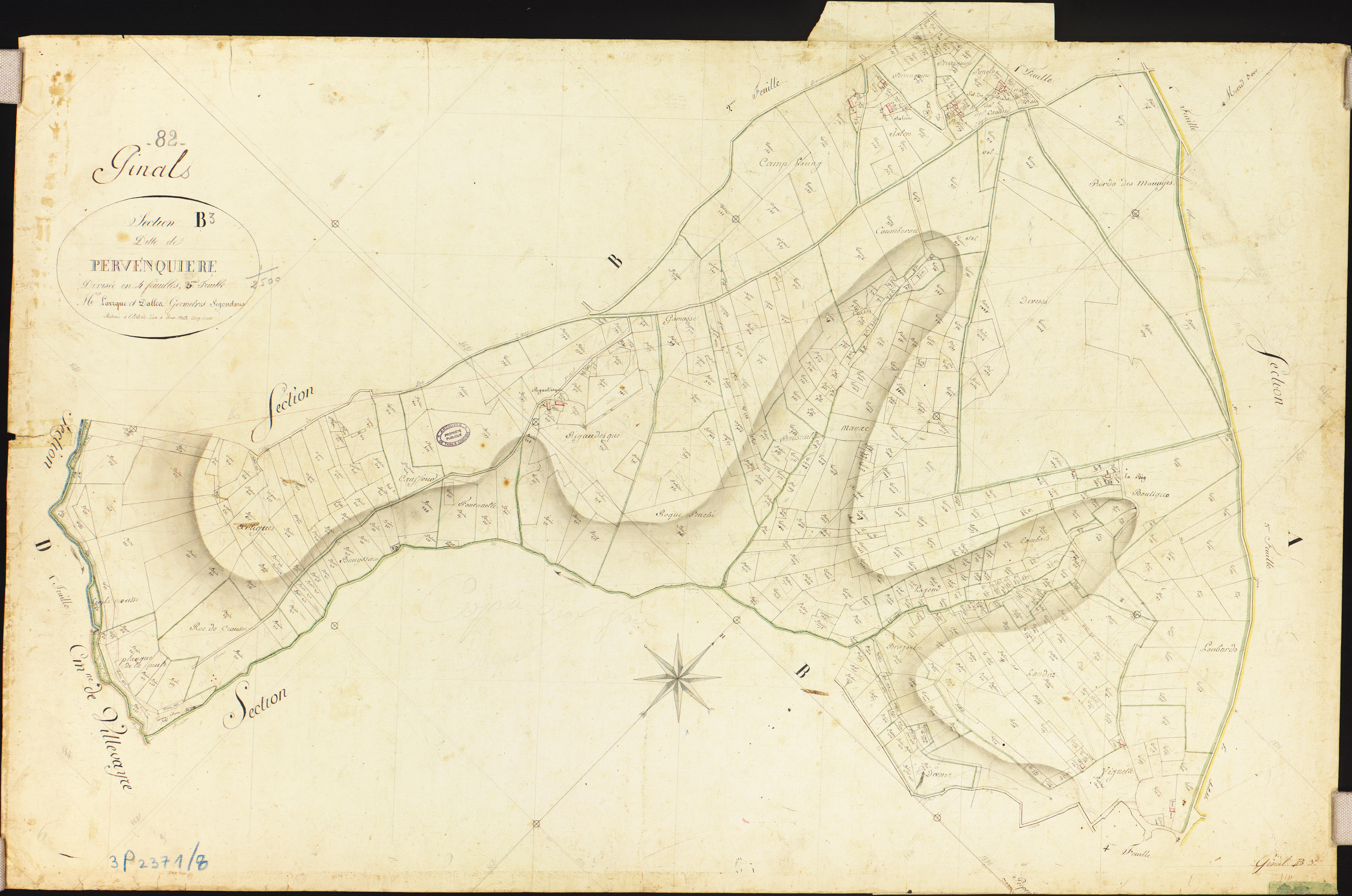 Ginals - Section B - Pervenquière, 3e feuille