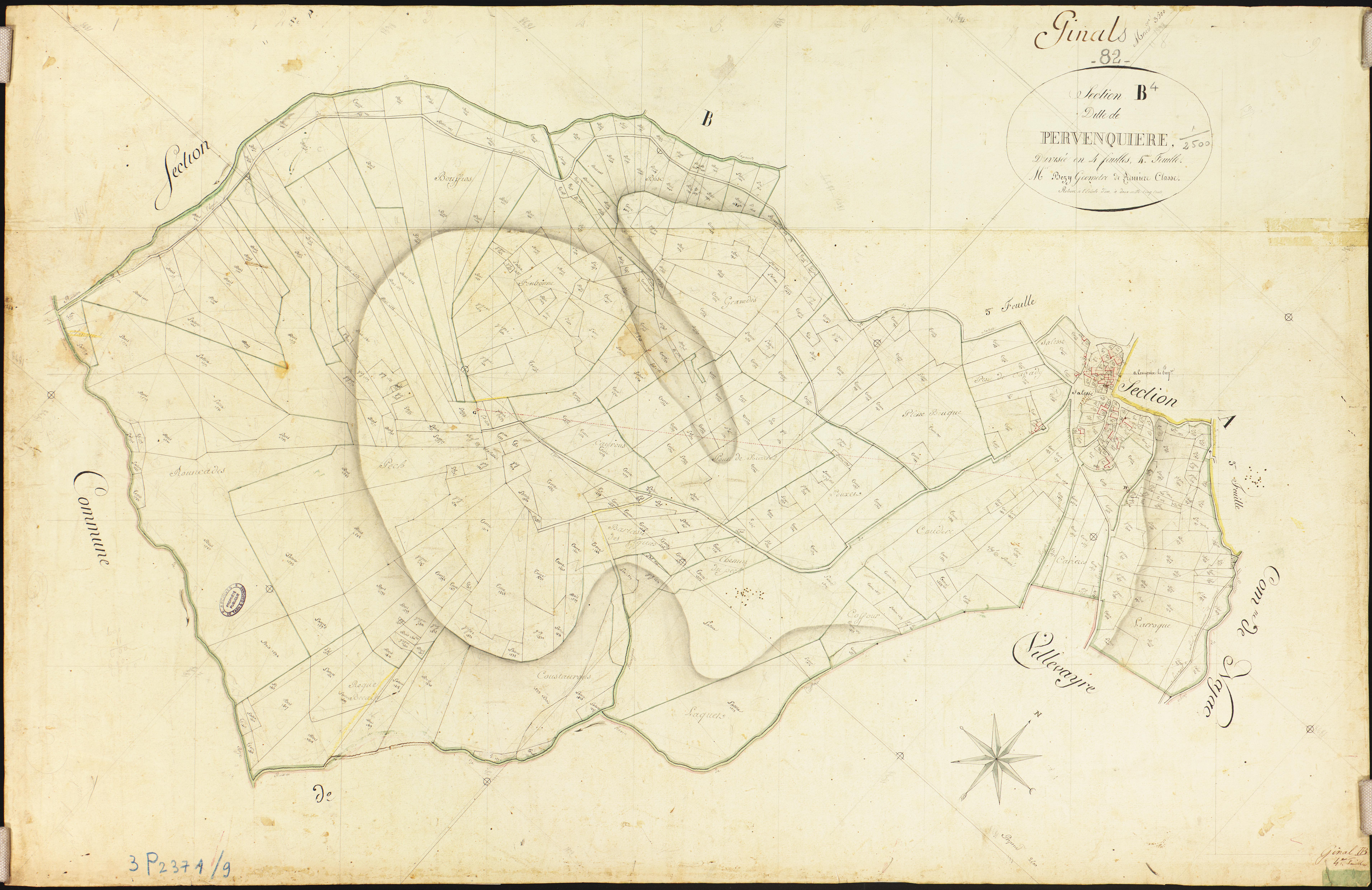 Ginals - Section B - Pervenquière, 4e feuille