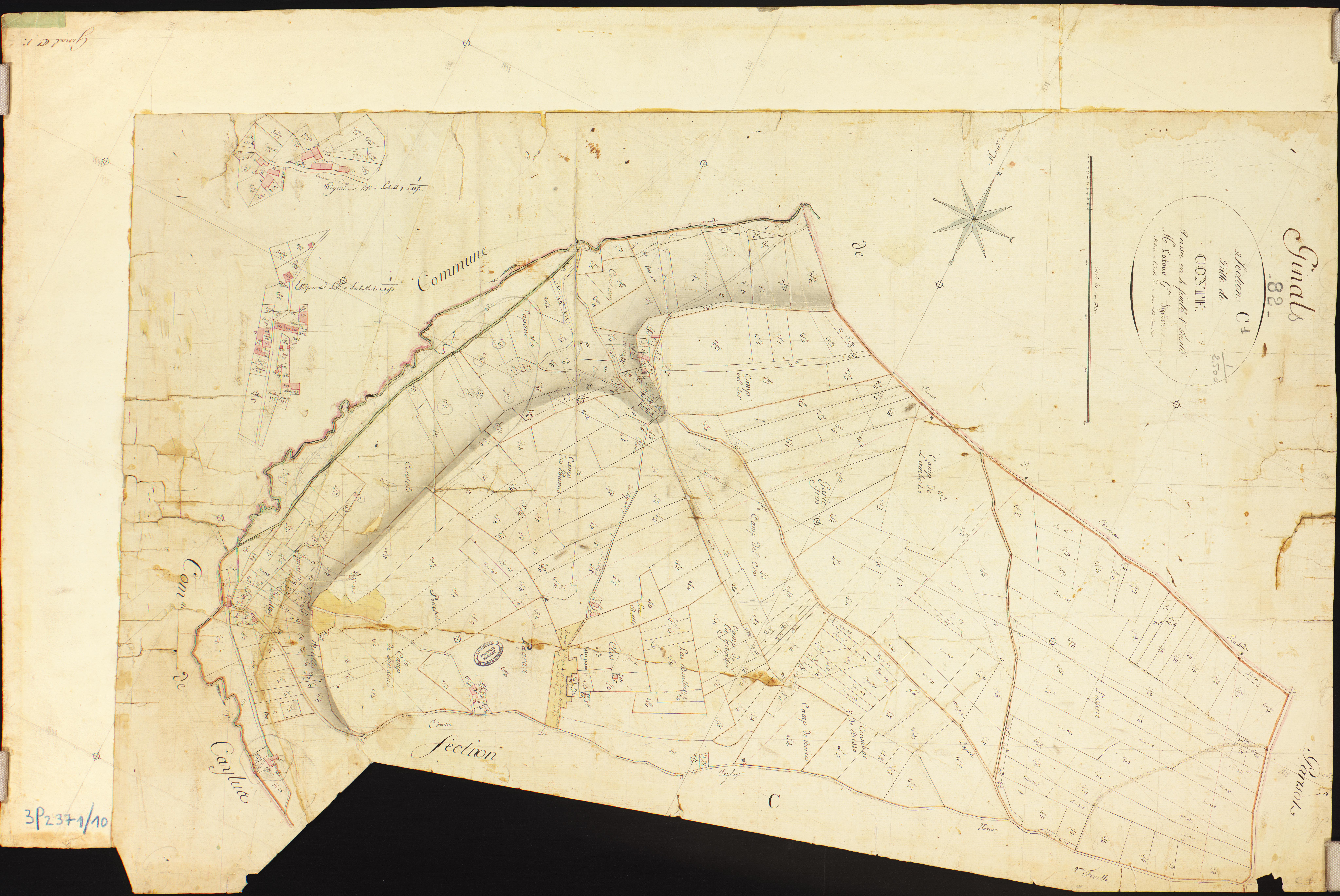 Ginals - Section C - Conté, 1ère feuille