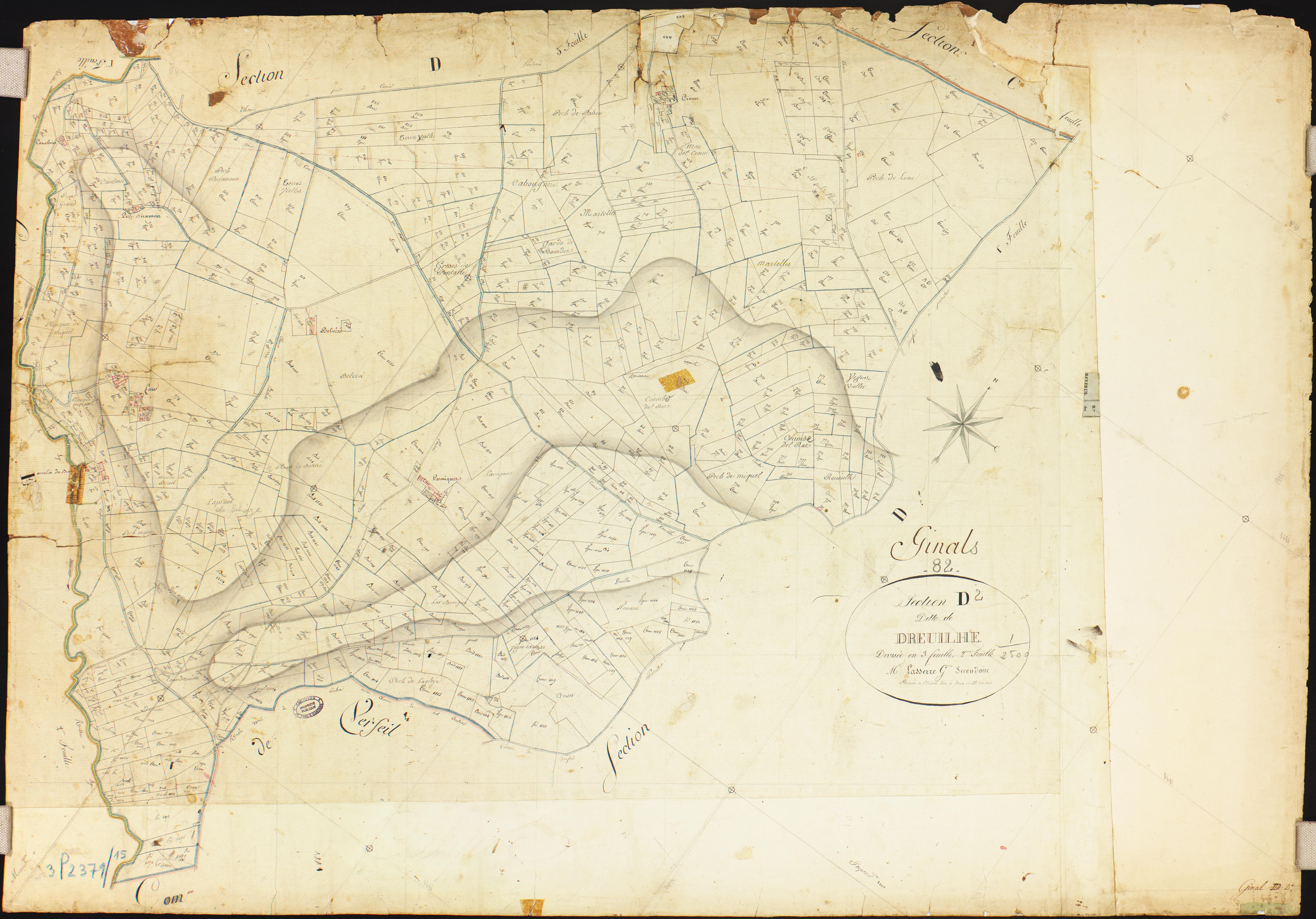 Ginals - Section D - Dreuilhe, 2e feuille