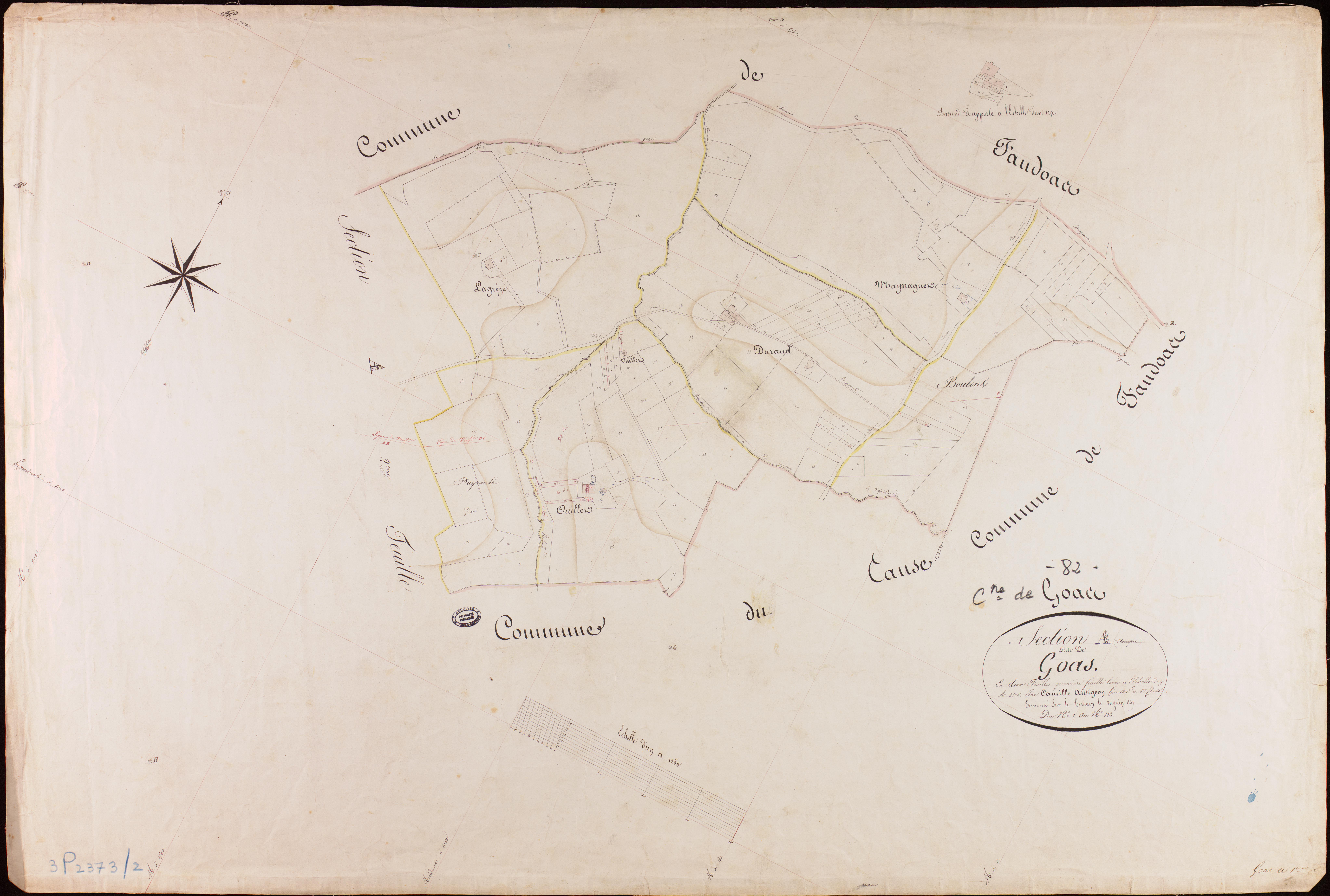Goas - Section A - Goas, 1ère feuille