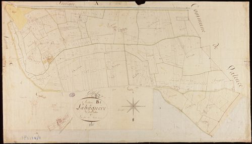 Golfech - Section B - Labaquère, 1ère feuille