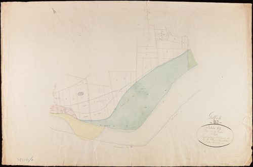 Golfech - Section B - Labaquère, 2e feuille : alluvions et corrosions