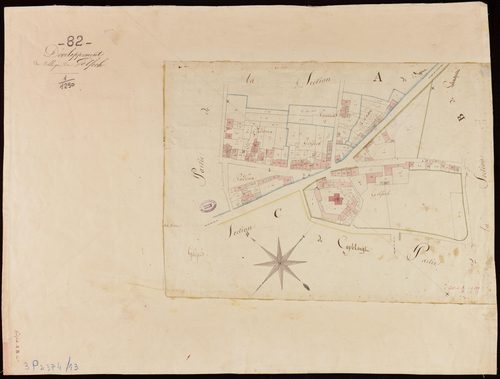 Golfech - Sections A et B : développement du village