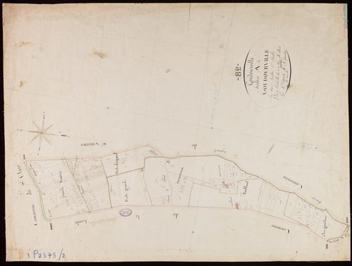 Goudourville - Section A - Goudourville, 1ère feuille