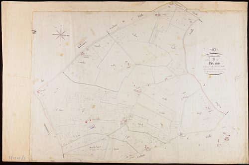 Goudourville - Section D - Pinard, 2e feuille