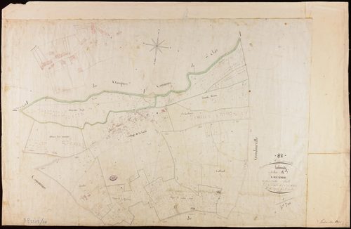 Goudourville - Section E - Lalande, 1ère feuille